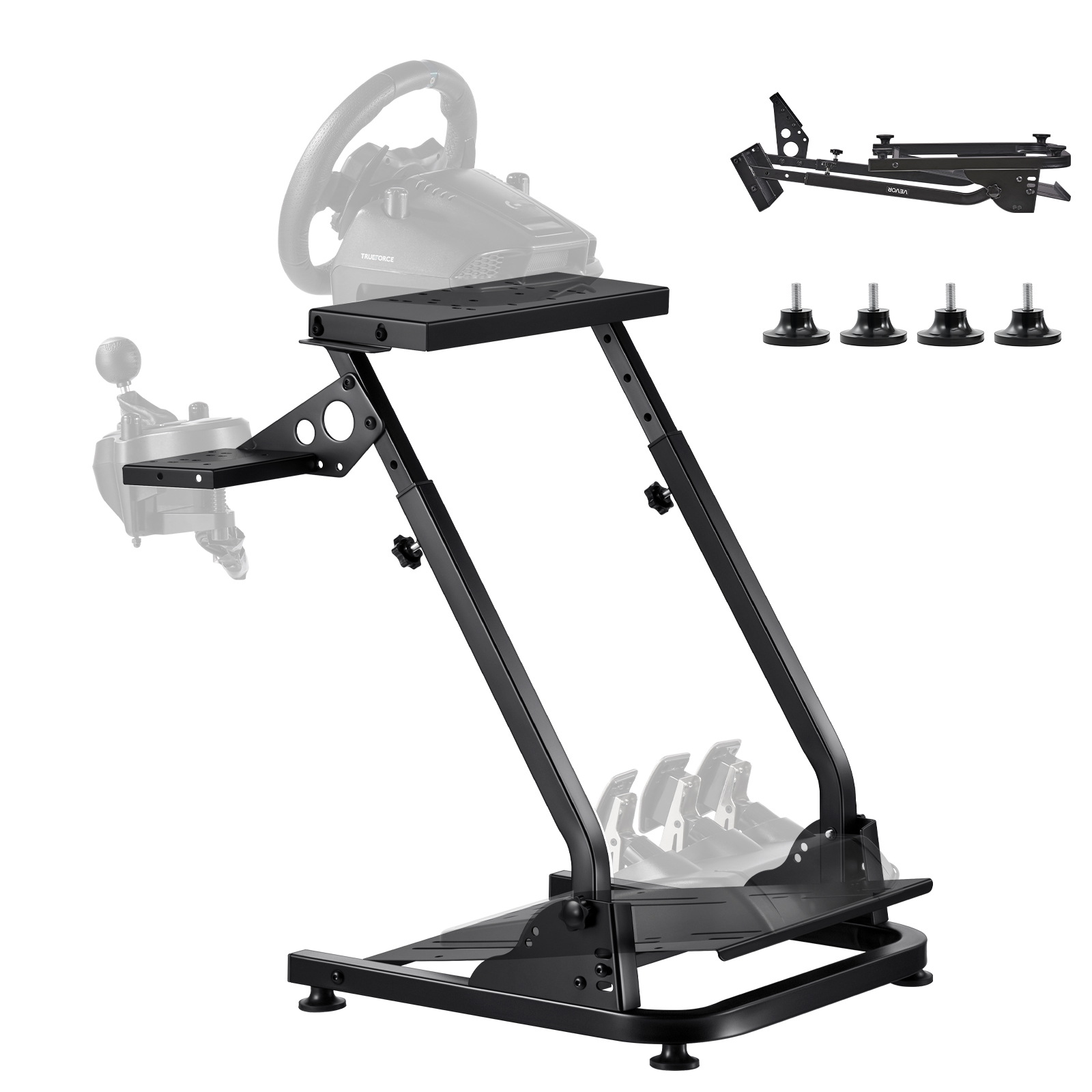 VEVOR Racing Wheel Stand Adjus - Pc Gaming Logitech 评论和价格