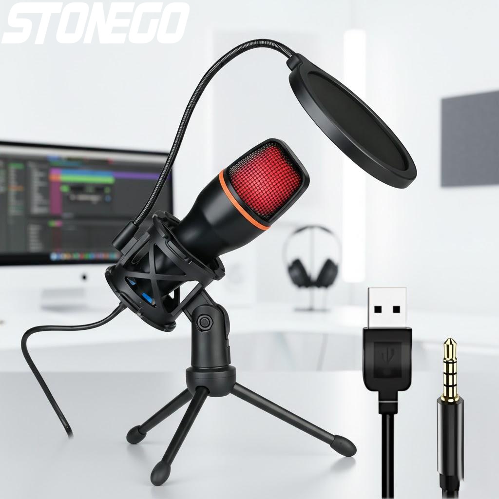 Professional USB Condenser Mic - Pc Gaming Youtuber 评论和价格