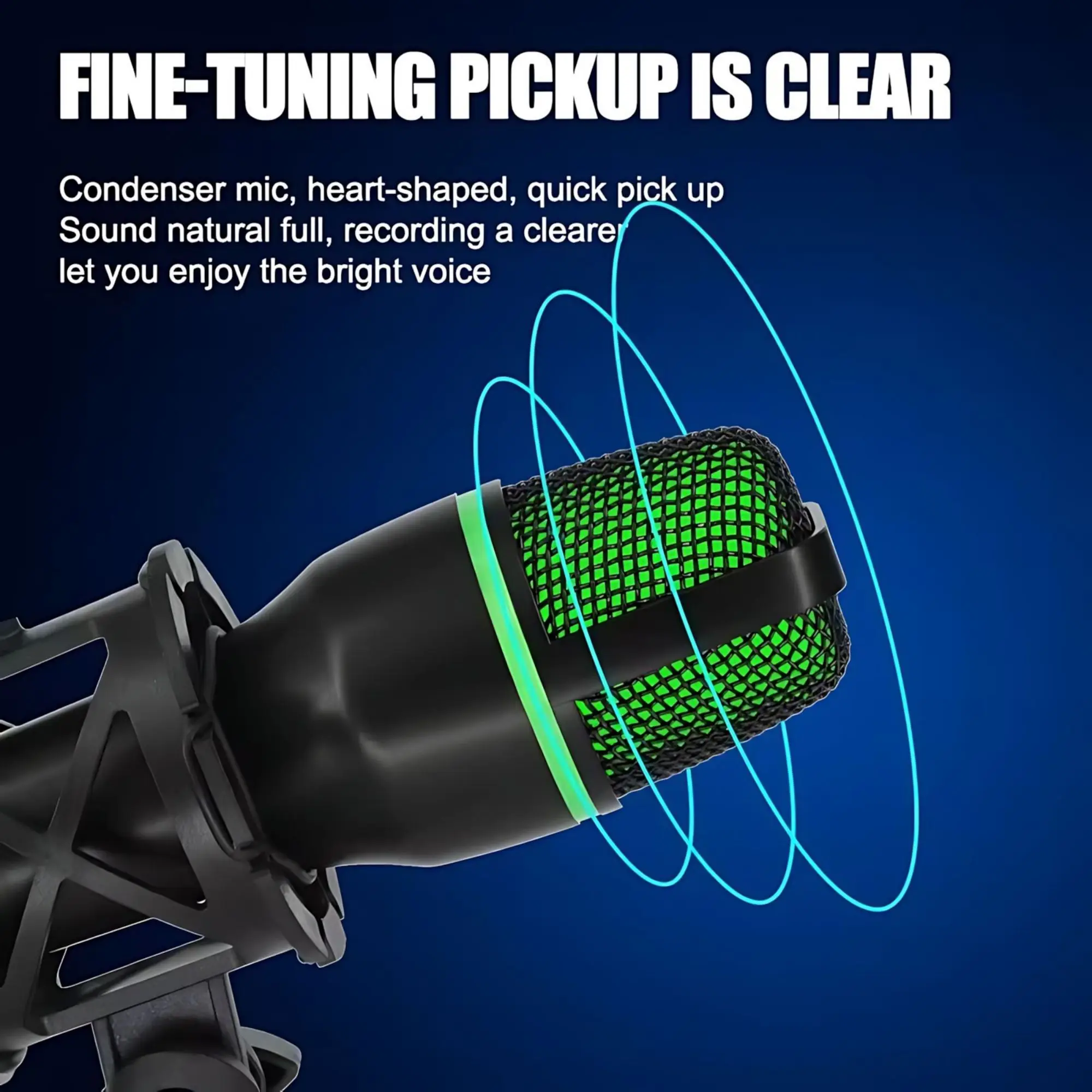 Professional USB Condenser Mic - Pc Gaming Youtuber 评论和价格