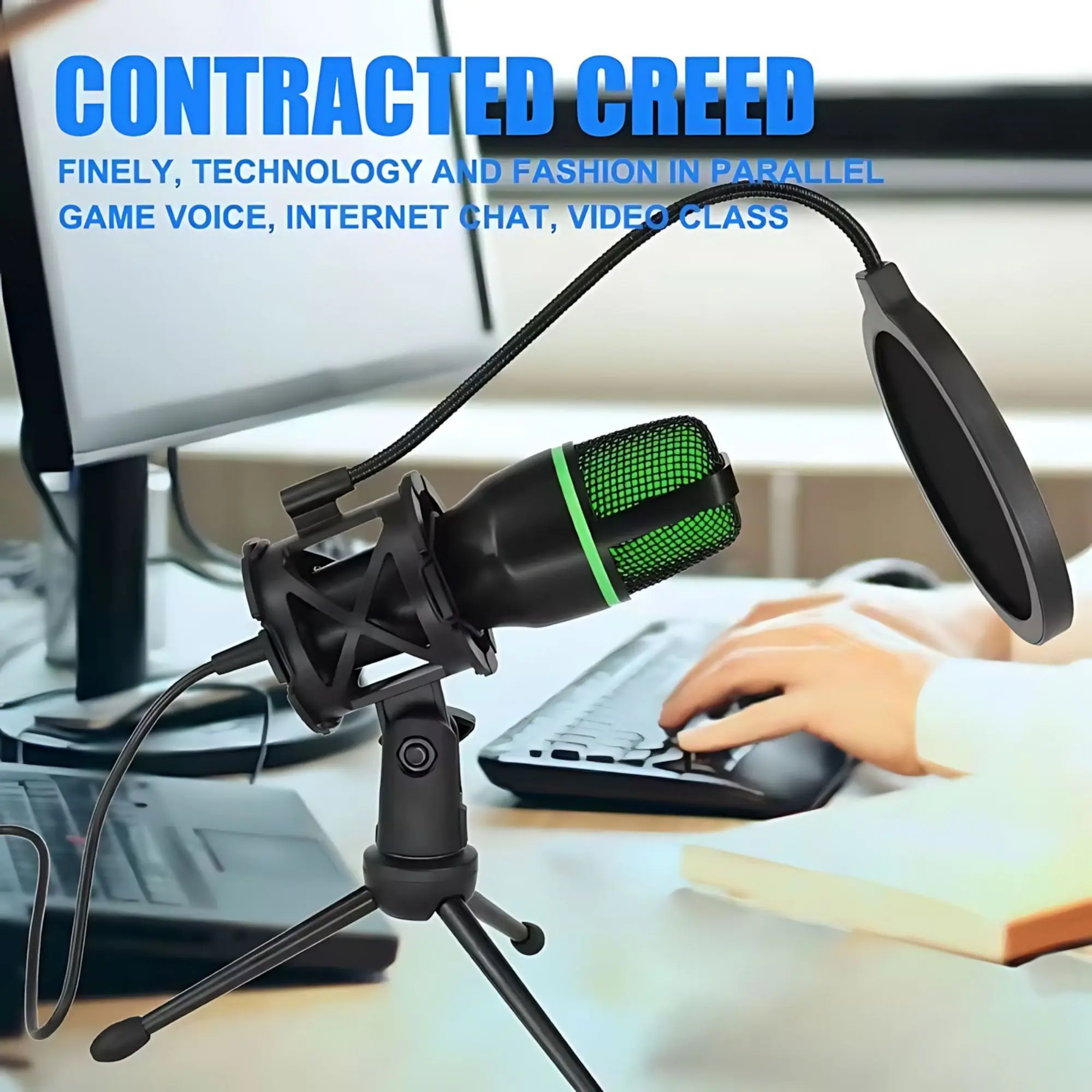 Professional USB Condenser Mic - Pc Gaming Youtuber 评论和价格
