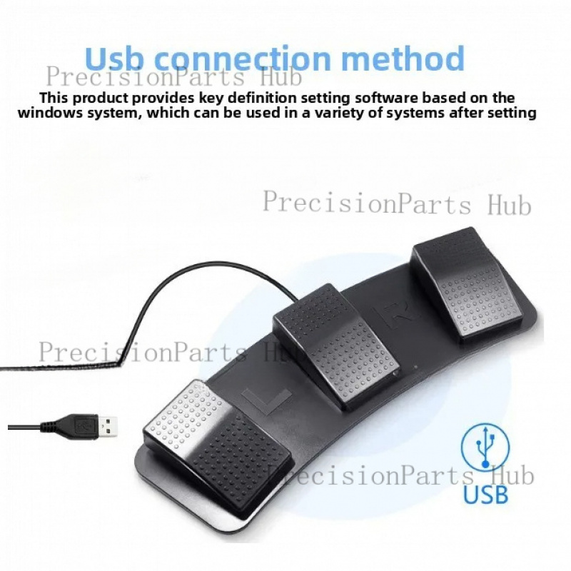 USB 3-Pedal Foot Switch Progra - Usb Foot Pedal Gaming 评论和价格