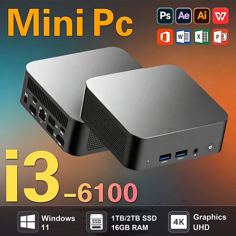 i3-6100 Lightweight Mini Lapto - Pc Gaming I3 评论和价格