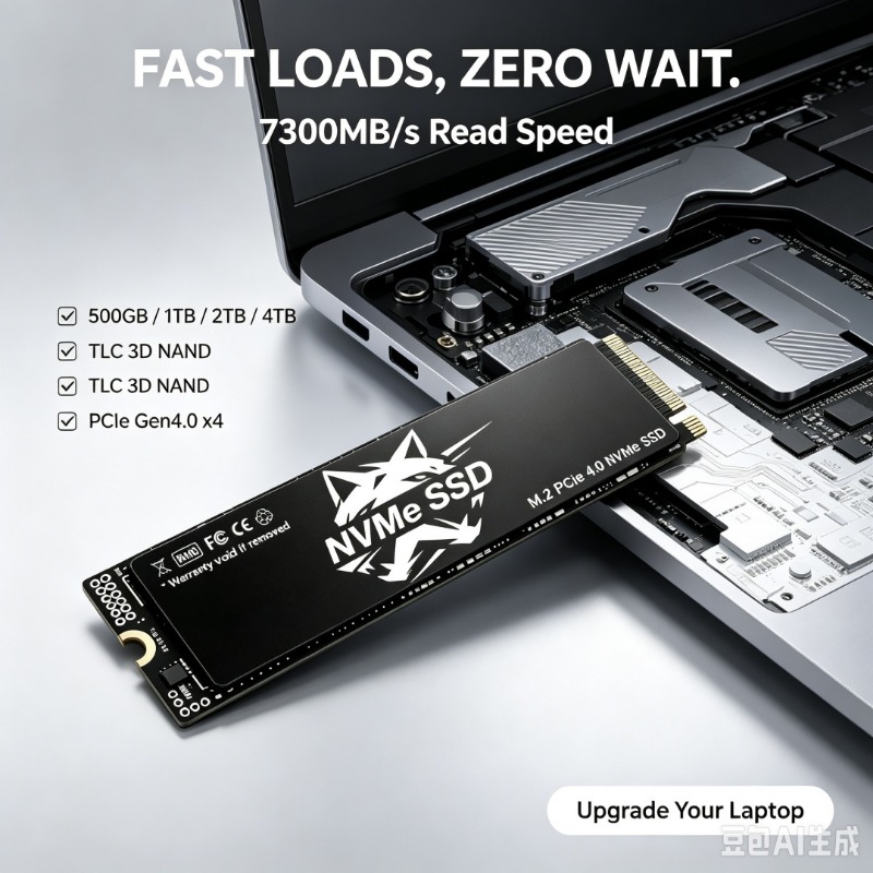 HS M.2 NVMe SSD 7300MB/s TLC 3 - Pc Gaming Second 评论和价格