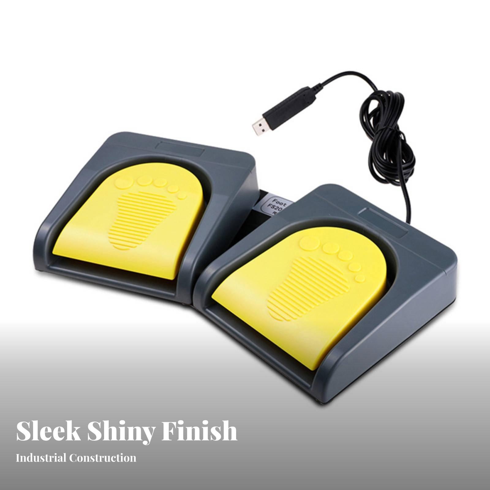 Double Foot Switch USB Wired P - Usb Foot Pedal Gaming 评论和价格