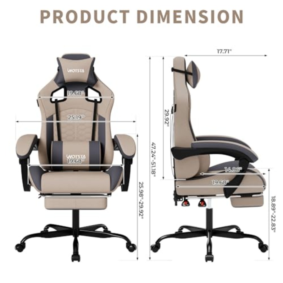 Gaming Chair with Massage, Erg - Pc Gaming Usa 评论和价格