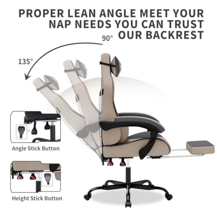 Gaming Chair with Massage, Erg - Pc Gaming Usa 评论和价格