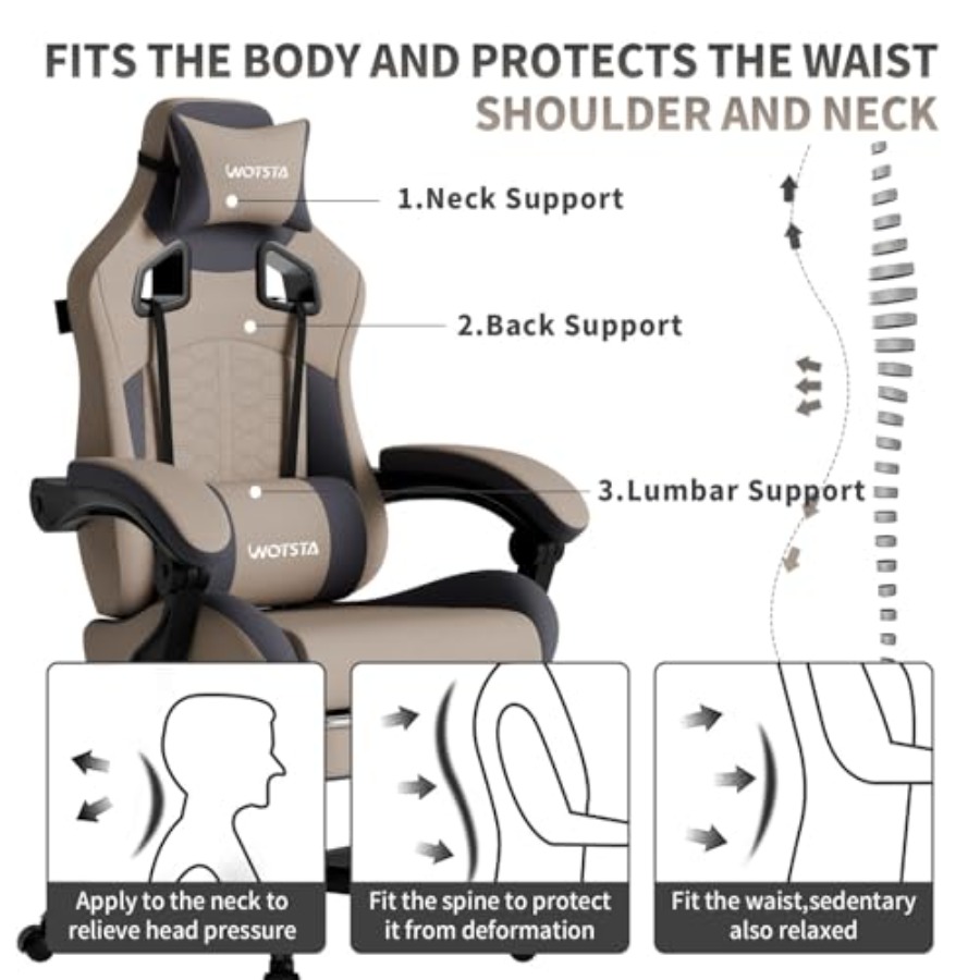 Gaming Chair with Massage, Erg - Pc Gaming Usa 评论和价格