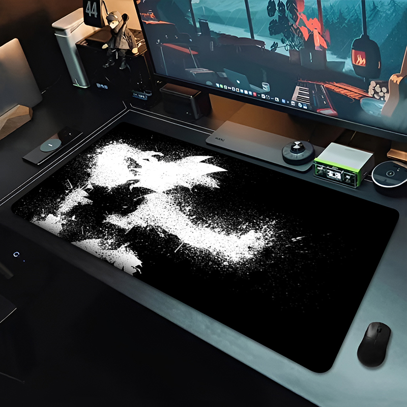 DBZ Black Anime Mouse Pad Drag - Pc Gaming Aesthetic 评论和价格
