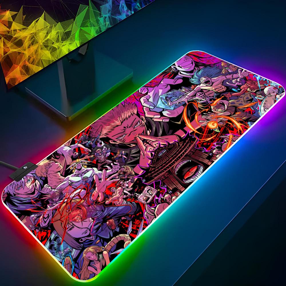 Anime J-jujutsu K-kaisen Mouse - Rgb Mousepad 评论和价格