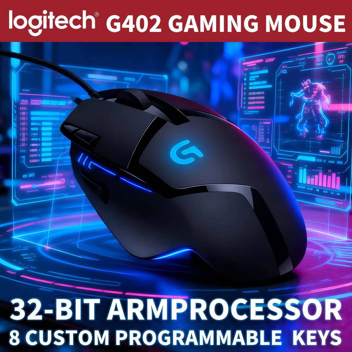 Logitech G402 Gaming Mouse Fus - Pc Gaming Logitech 评论和价格