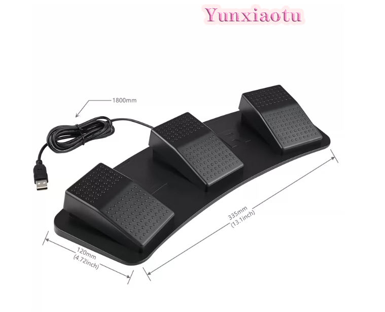 USB 3-Pedal Foot Switch Progra - Usb Foot Pedal Gaming 评论和价格