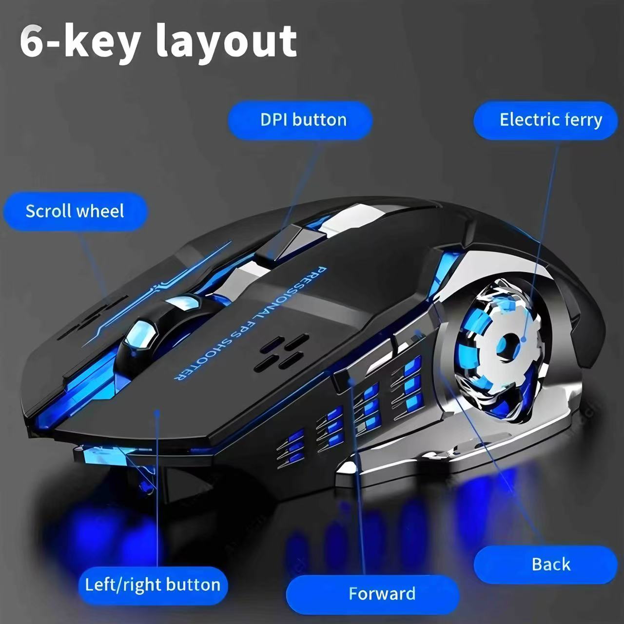 Bluetooth Mouse Gaming Compute - Pc Gaming Gta 6 评论和价格