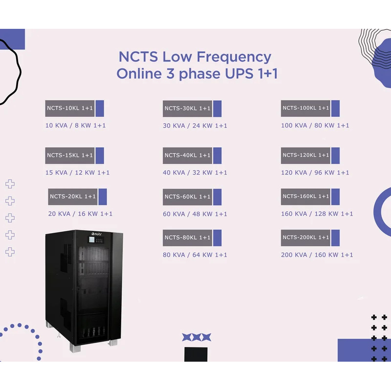 NCTS-30KL 1+1(30KVA/24KW) Low  - Pc Gaming Online Store 评论和价格