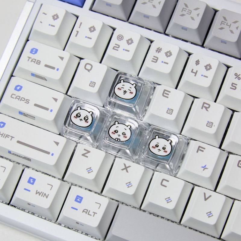 Chiikawa 4 Pcs Handmade Transp - Pc Gaming Aesthetic 评论和价格