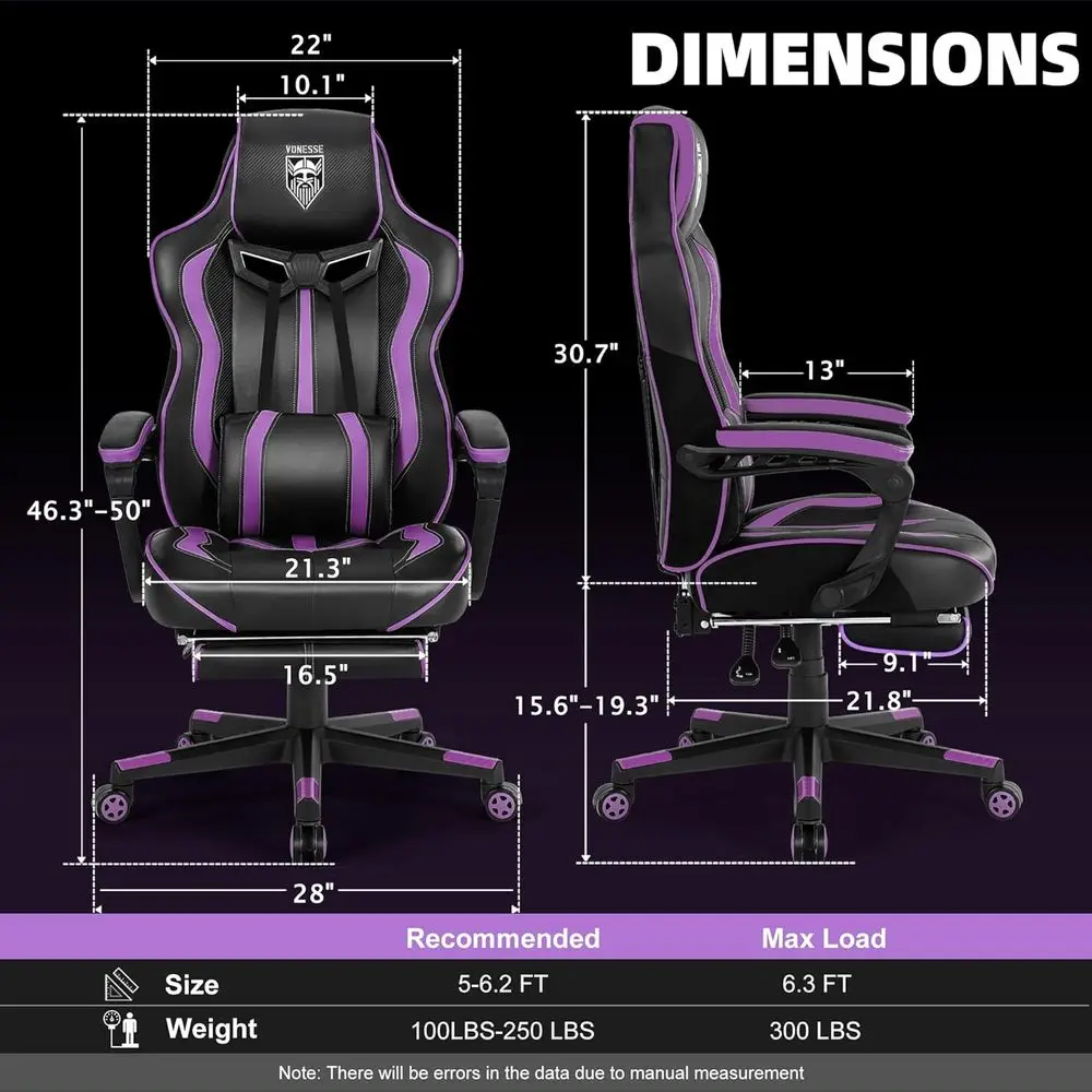 Ergonomic Reclining Gaming Cha - Pc Gaming Usa 评论和价格