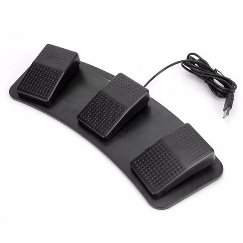 3-Button Foot Pedal Switch Pla - Usb Foot Pedal Gaming 评论和价格