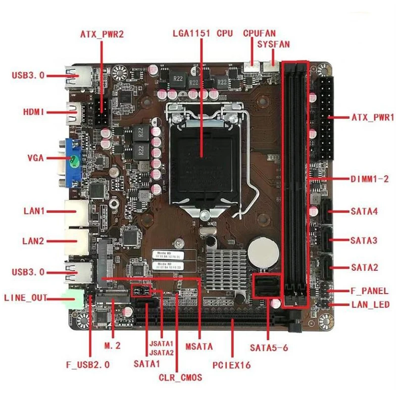 B365 Mini-ITX Motherboard LGA  - Pc Gaming Gta 6 评论和价格