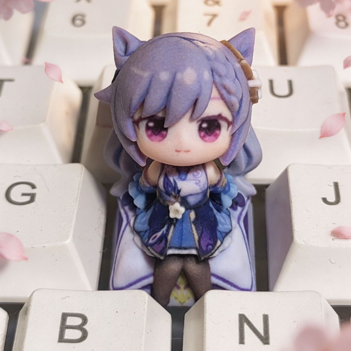 Genshin Impact Keqing  Anime C - Mechanical Keyboard 评论和价格