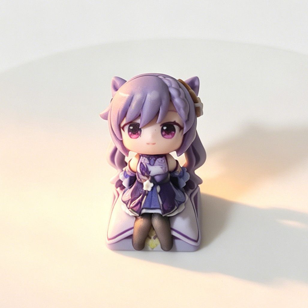 Genshin Impact Keqing  Anime C - Mechanical Keyboard 评论和价格