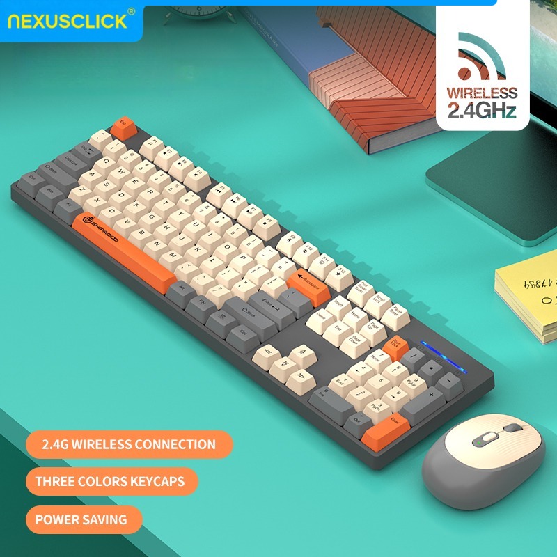NexusClick 2.4G Wireless Offic - Pc Gaming Komplett Set 评论和价格