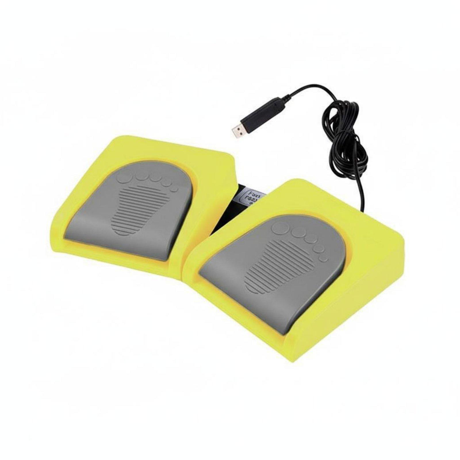 Metal Base USB Foot Pedal Two  - Usb Foot Pedal Gaming 评论和价格