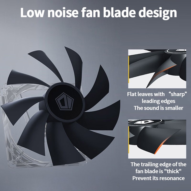ID-COOLING XF-120-K Simplicity - Pc Gaming Aesthetic 评论和价格