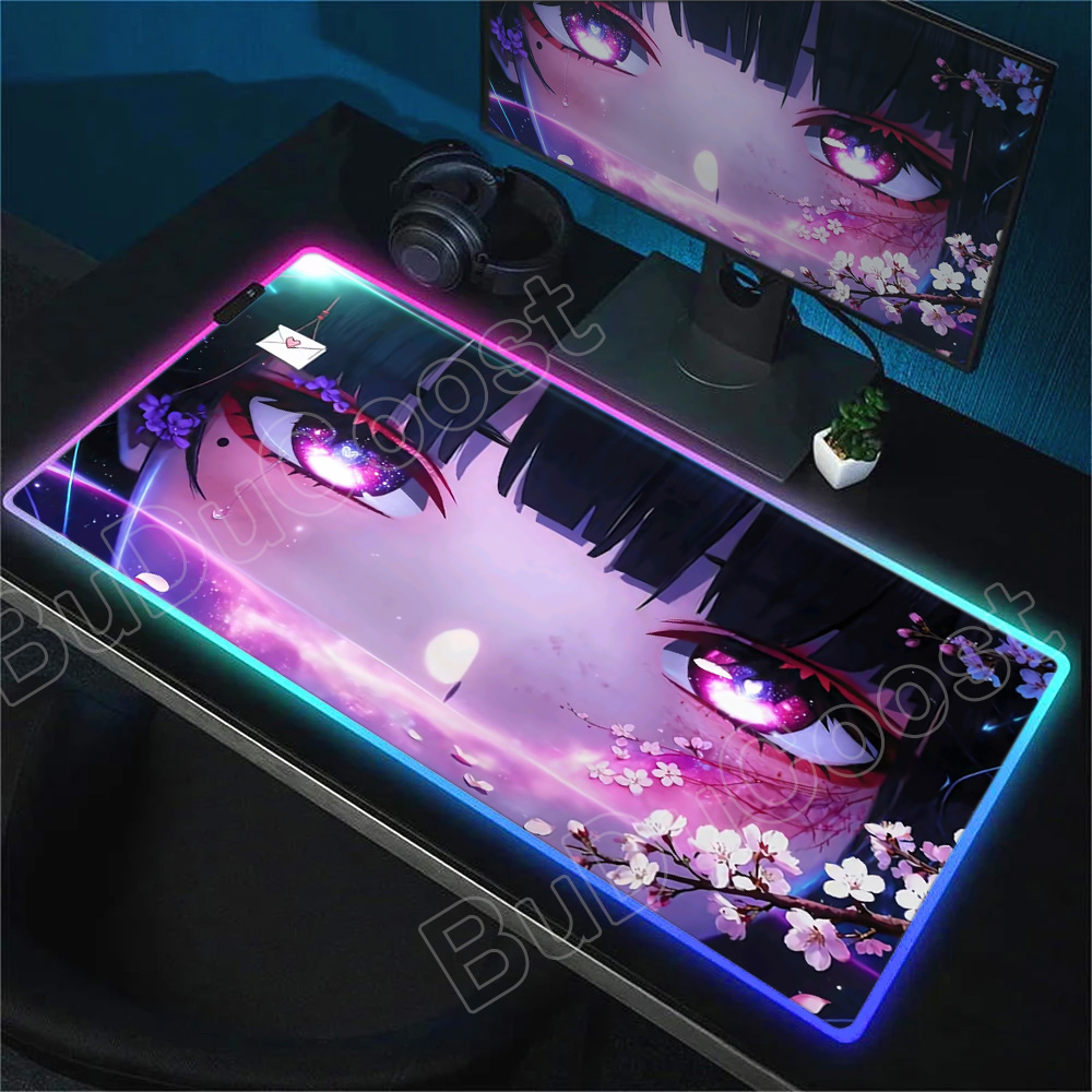 New RGB JK Girl Chisa Mouse Pa - Rgb Mousepad 评论和价格