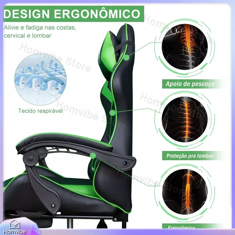 High-Back Ergonomic Gaming Cha - Pc Gaming Usa 评论和价格