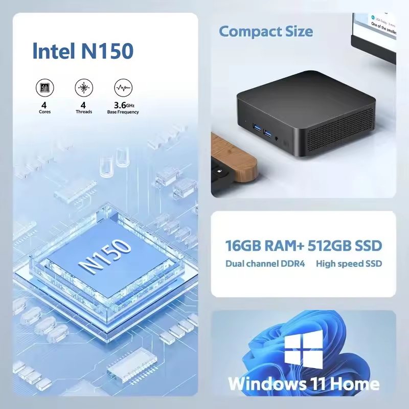 2026 Intel N150 Mini PC Portab - Pc Gaming Gta 6 评论和价格